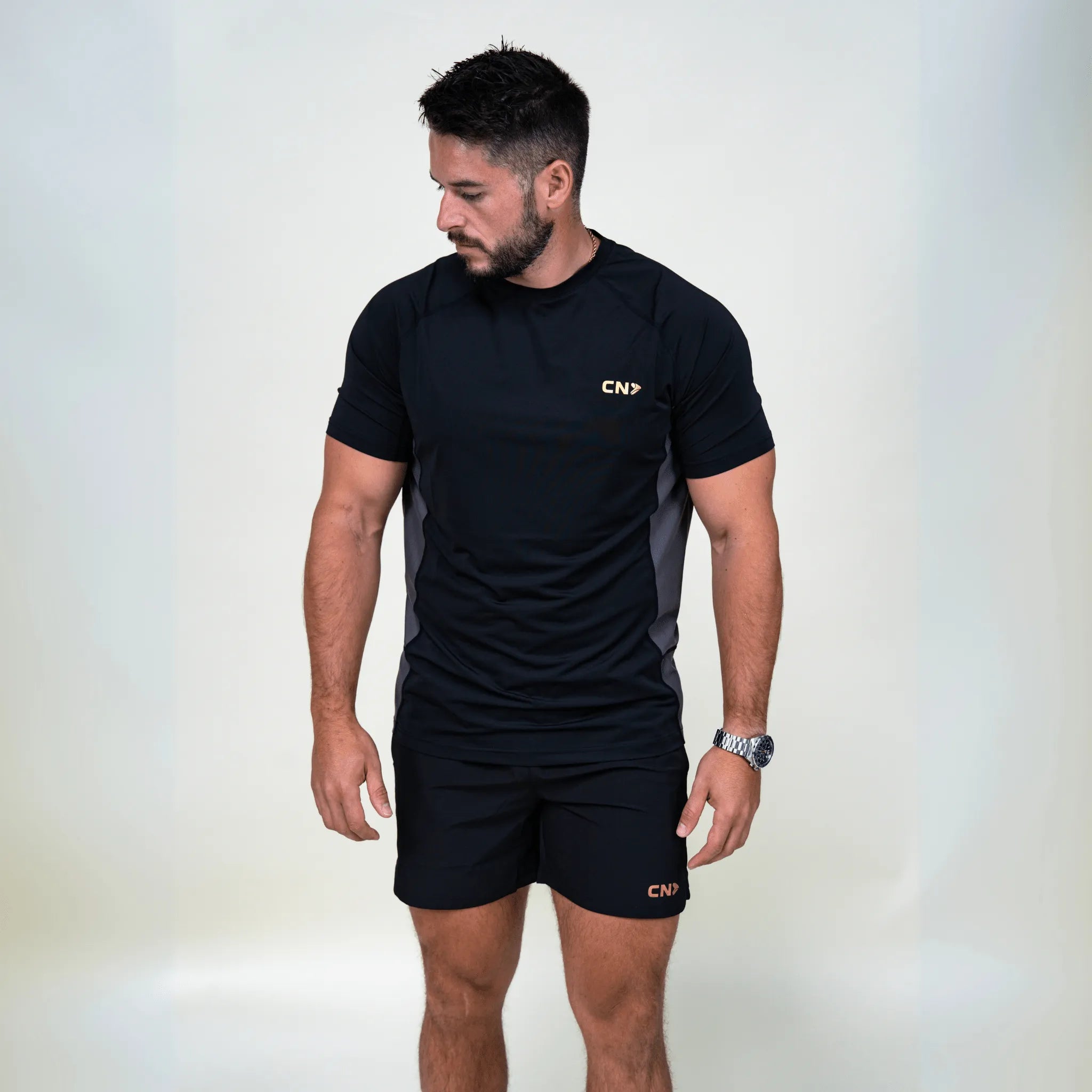 Premium Performance Shorts - Zwart/Groen