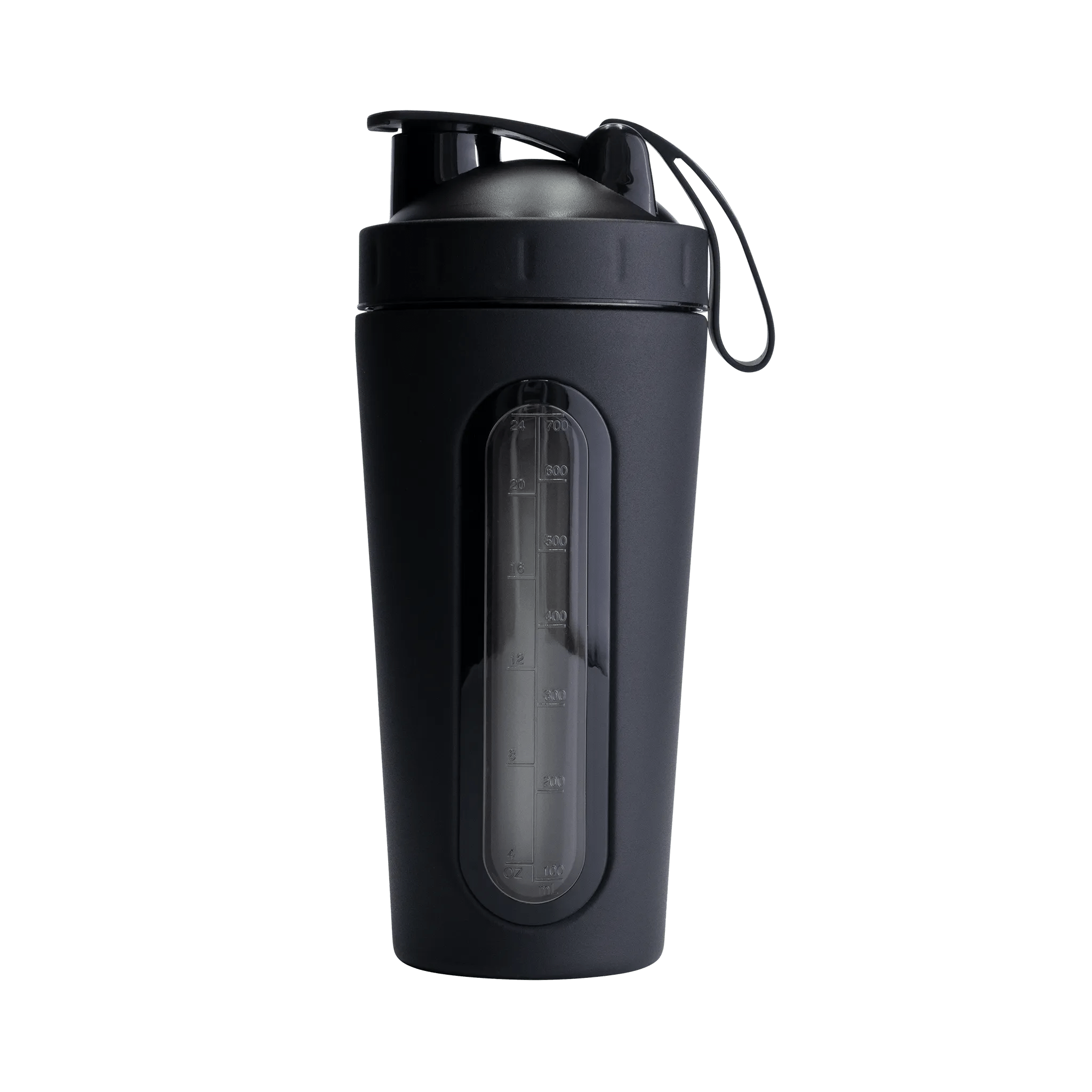 Stalen Shakebeker 700ml - Zwart