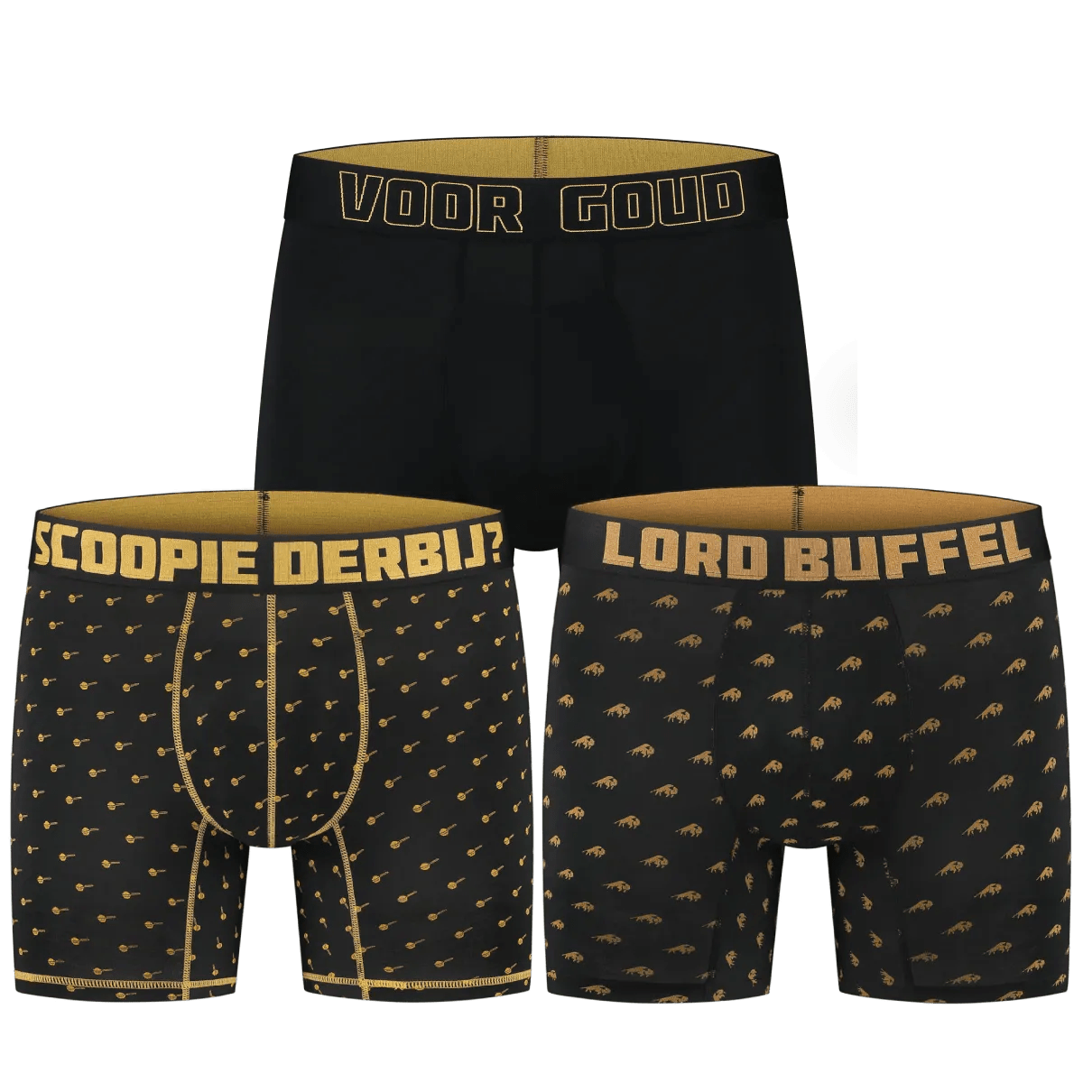 Gouden Boxer Trio