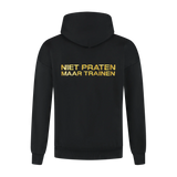 Niet Praten Hoodie - Zwart