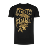 Golden Dragon T-shirt - Zwart