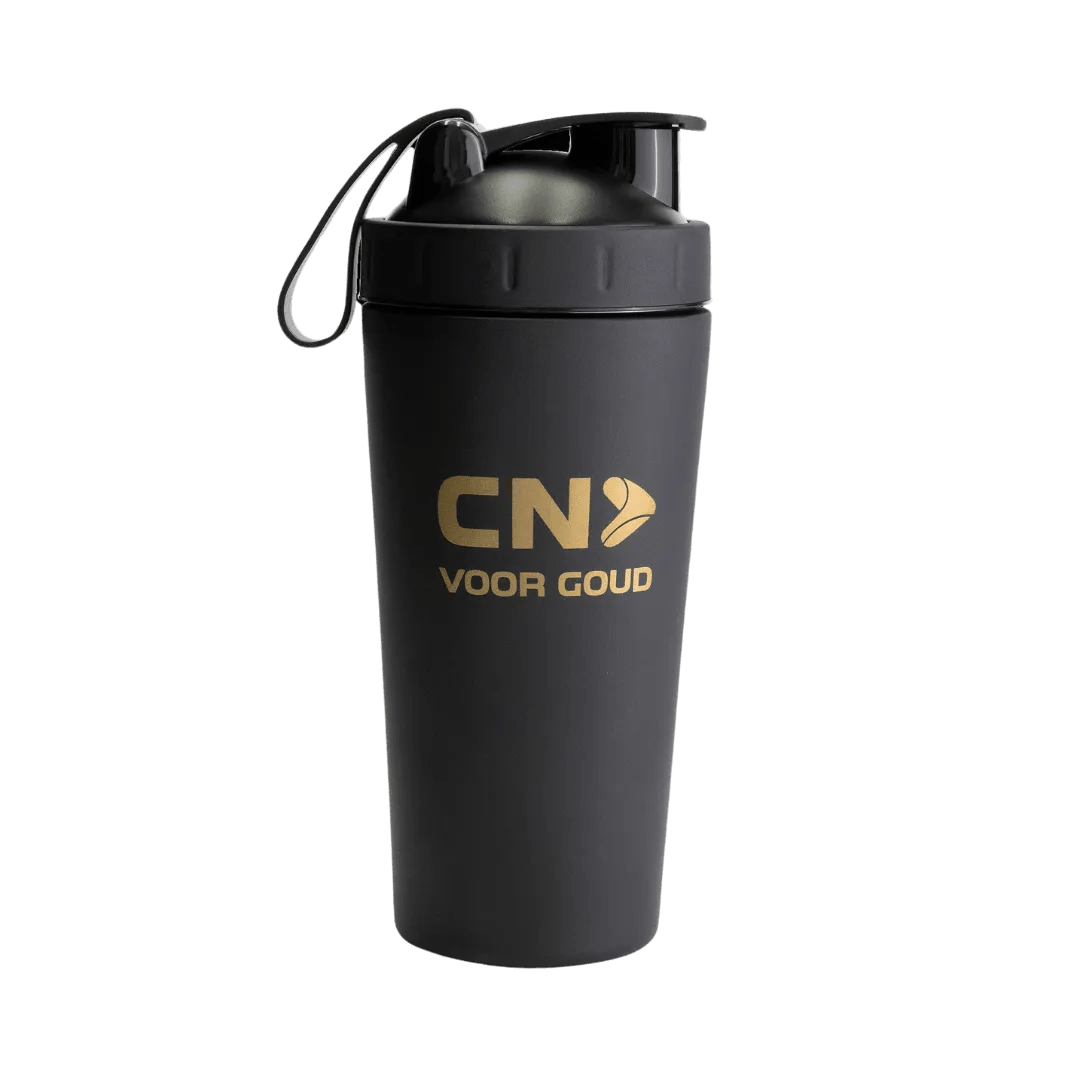 Stalen Shakebeker 700ml - Zwart
