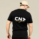 T-shirt fitted Team Goud - Wit/Zwart