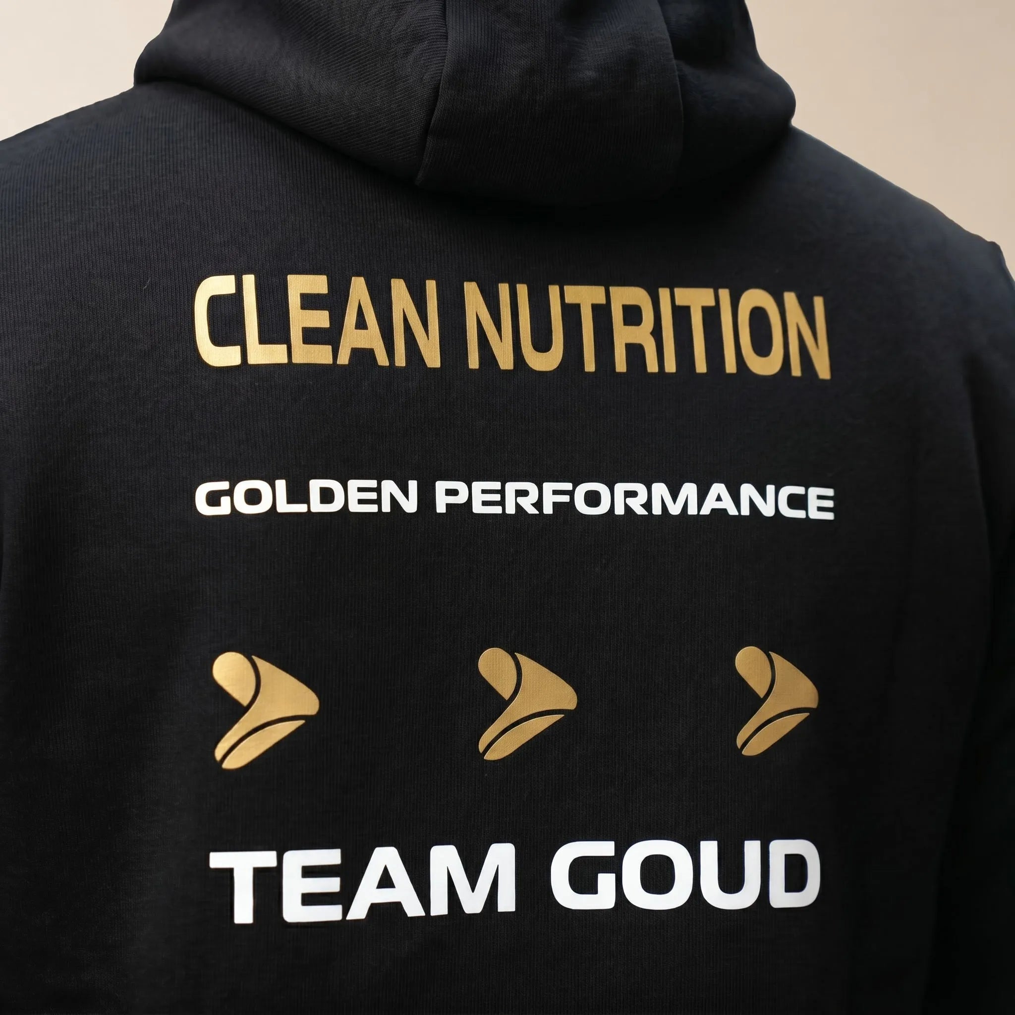 Hoodie Gold Performance - Zwart