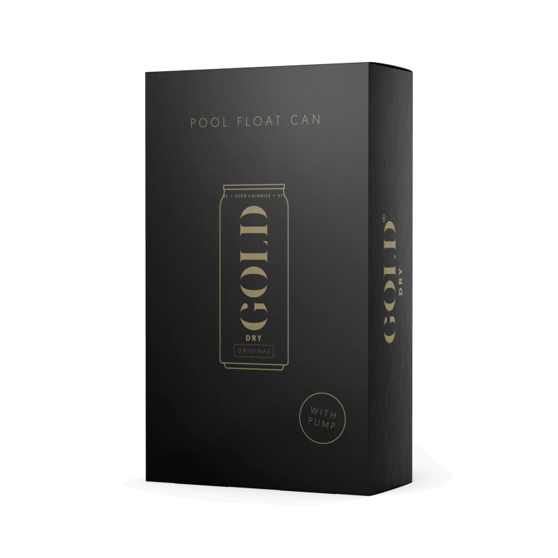 Gold Dry Luchtbed Blik - Zwart