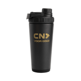 Dubbelwandige Thermoshaker 750ml - Zwart