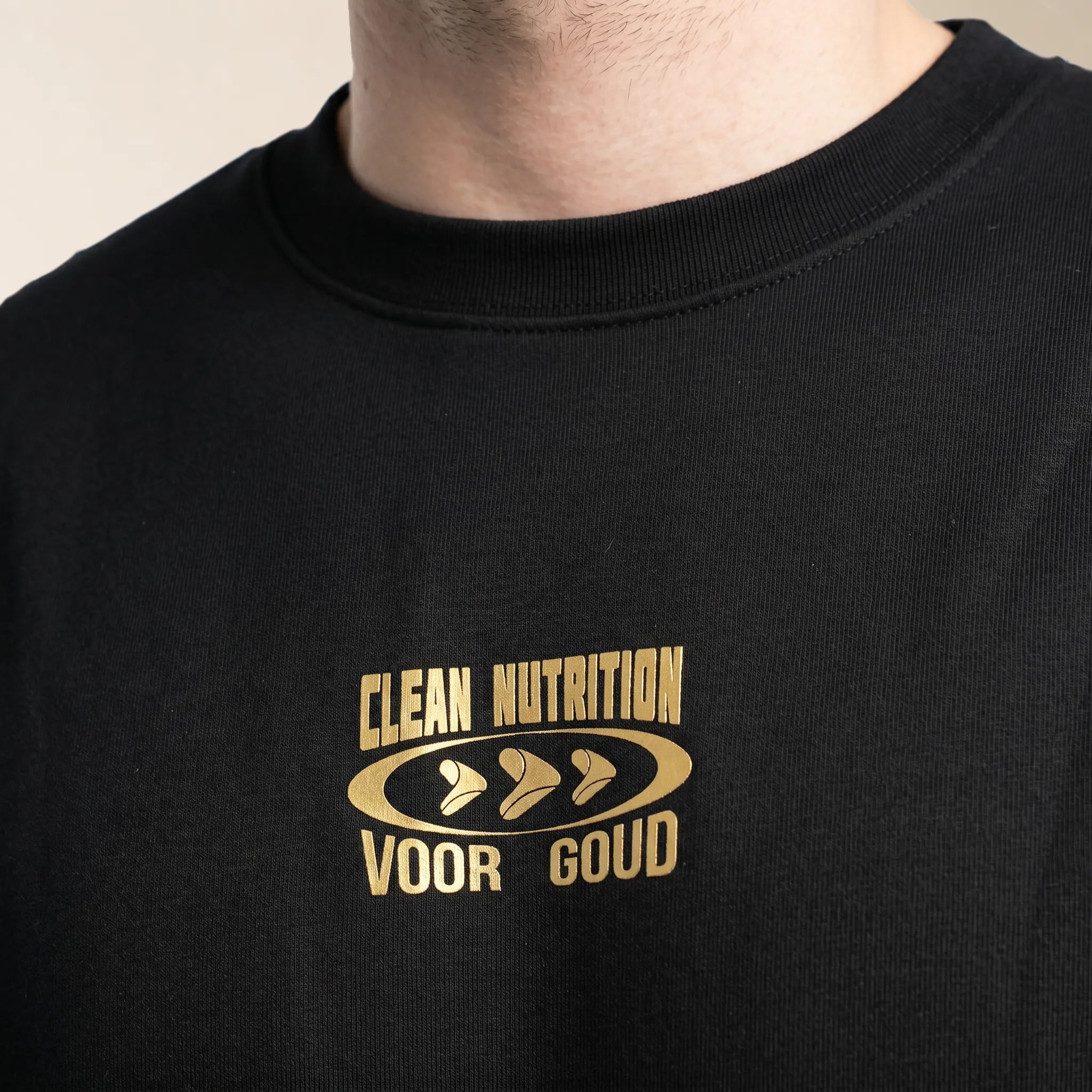 Sweater Gold Performance - Zwart