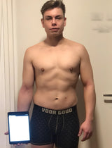 Florian, week 0 van de Goud-Droog Challenge januari 2022