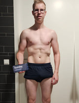 Patrick, week 8 van de Goud-Droog Challenge januari 2024