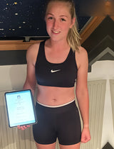 Tiffany, week 8 van de Goud-Droog Challenge mei 2021