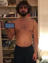 Lucas, week 0 van de Goud-Droog Challenge oktober 2020