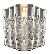 Gold Dry Glasses (6x 33,5cl)