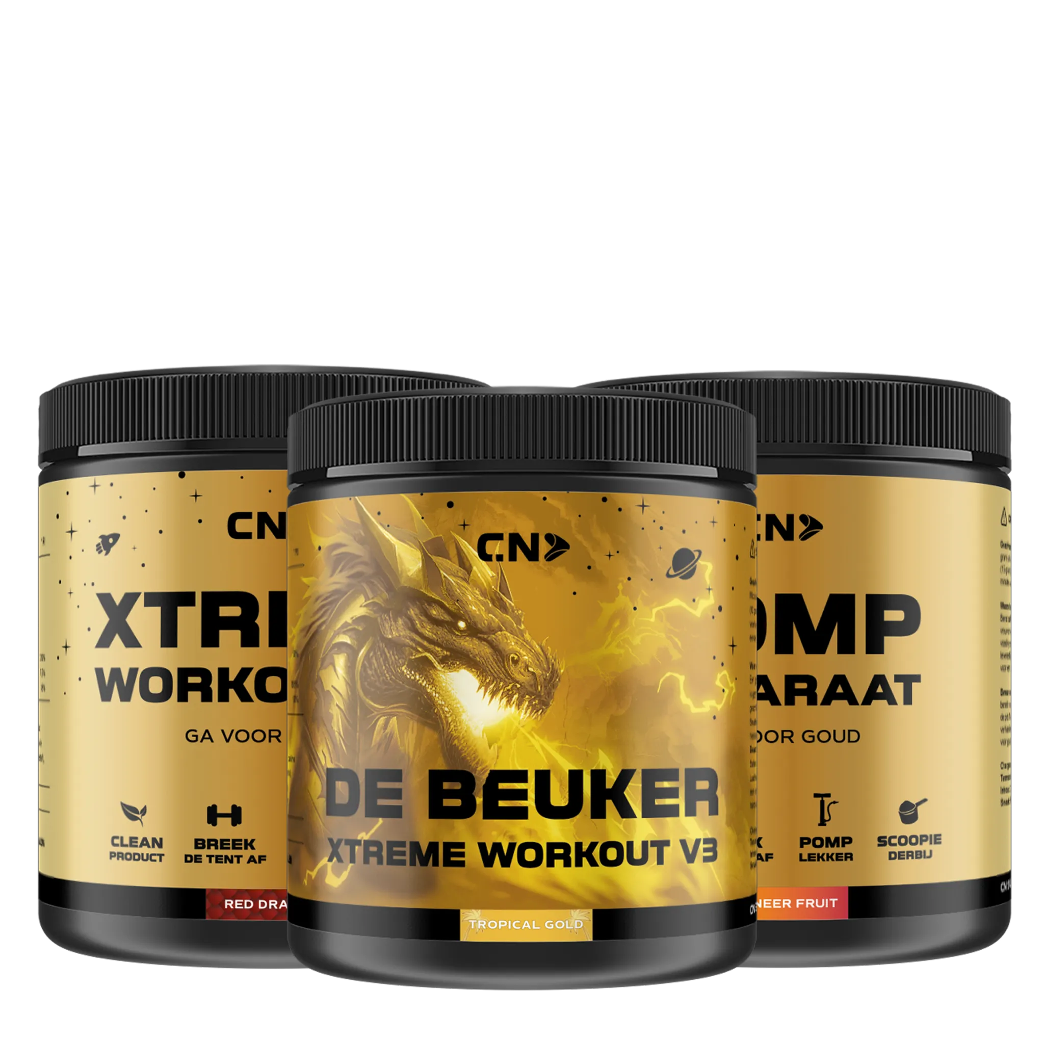 Gouden Pre-Workout Trio