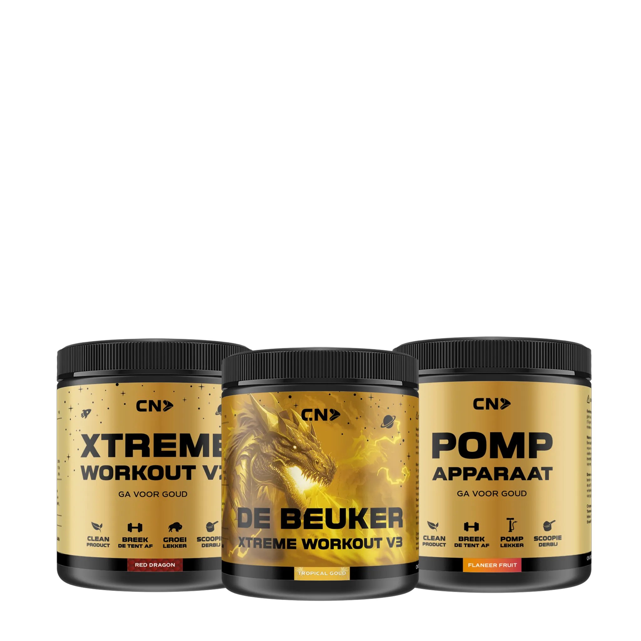 Gouden Pre-Workout Trio Mini
