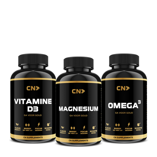 breek de tent af Gesundheitspaket – Magnesium-, Vitamin-D- und Omega-3-Paket