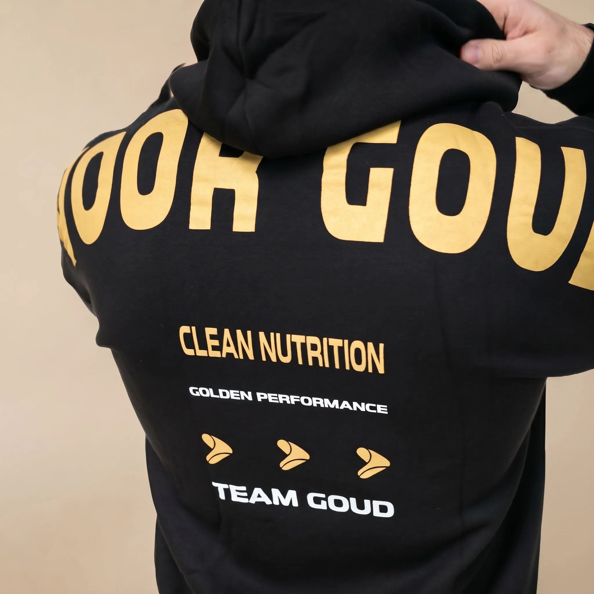 Hoodie Gold Performance - Zwart
