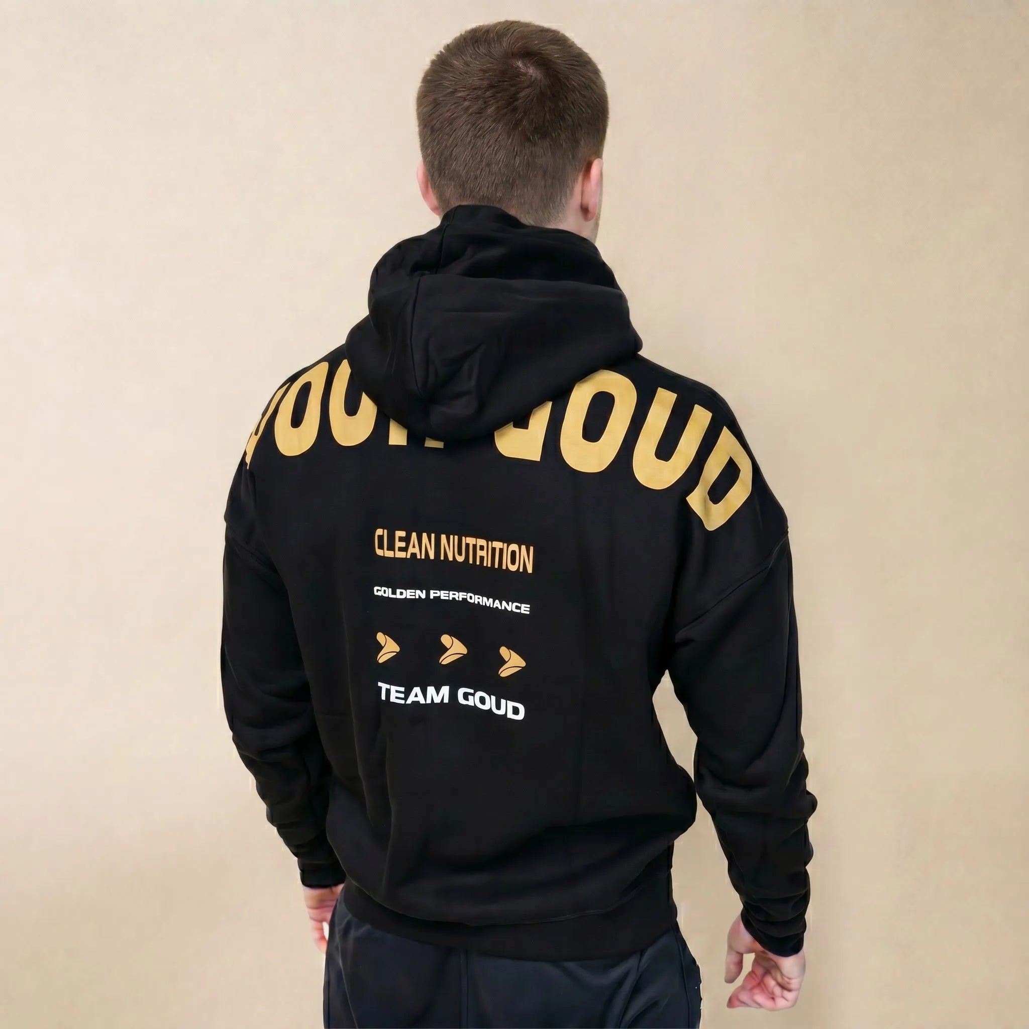 Hoodie Gold Performance - Zwart