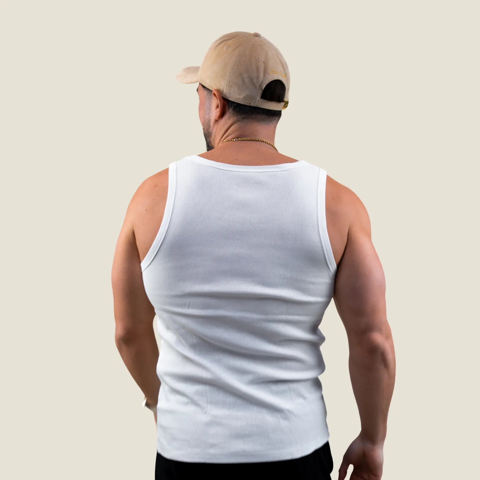 Ribbed Tanktop - Wit
