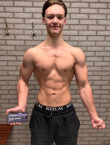 Jesper, week 8 van de Goud-Droog Challenge januari 2025