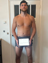 Lars, week 0 van de Goud-Droog Challenge maart 2026