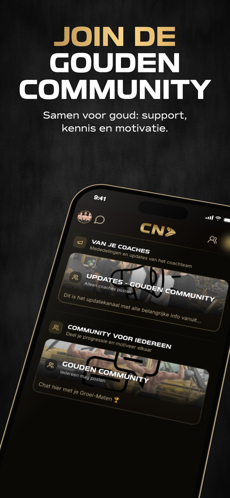 Groei-Maatje app: join de Gouden Community