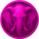 Rosa Elefant